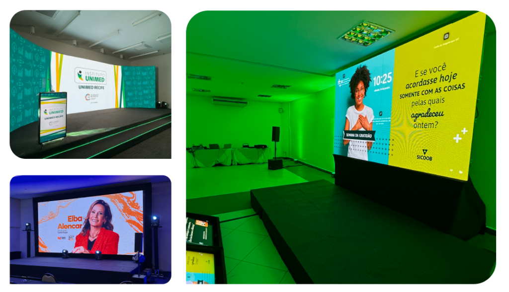 produção audiovisual para eventos